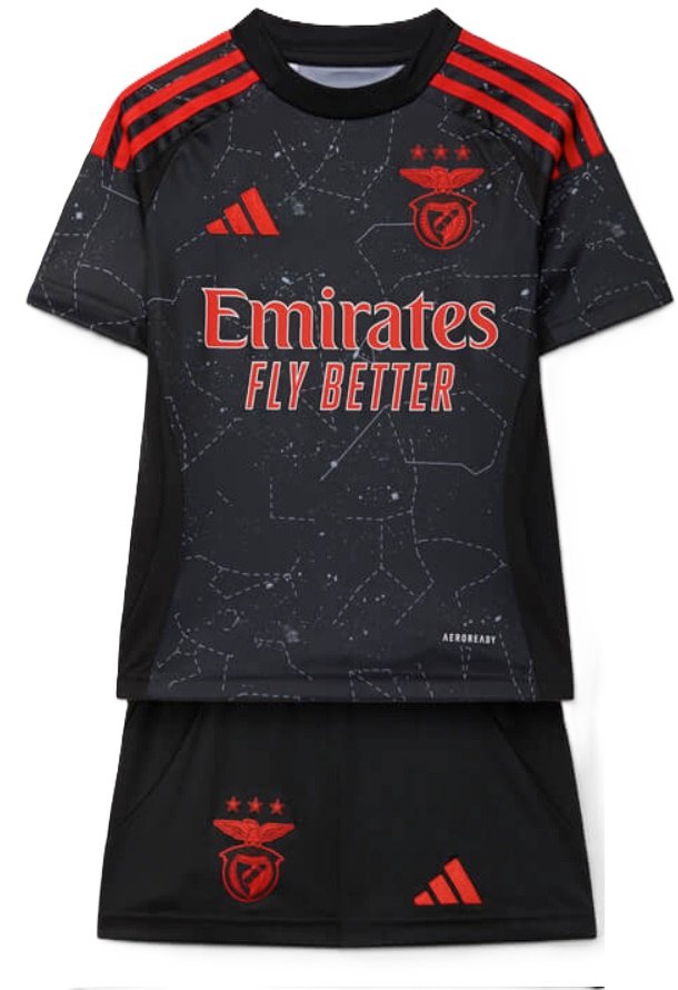 Kit infantil II Benfica 2024 2025 Adidas oficial